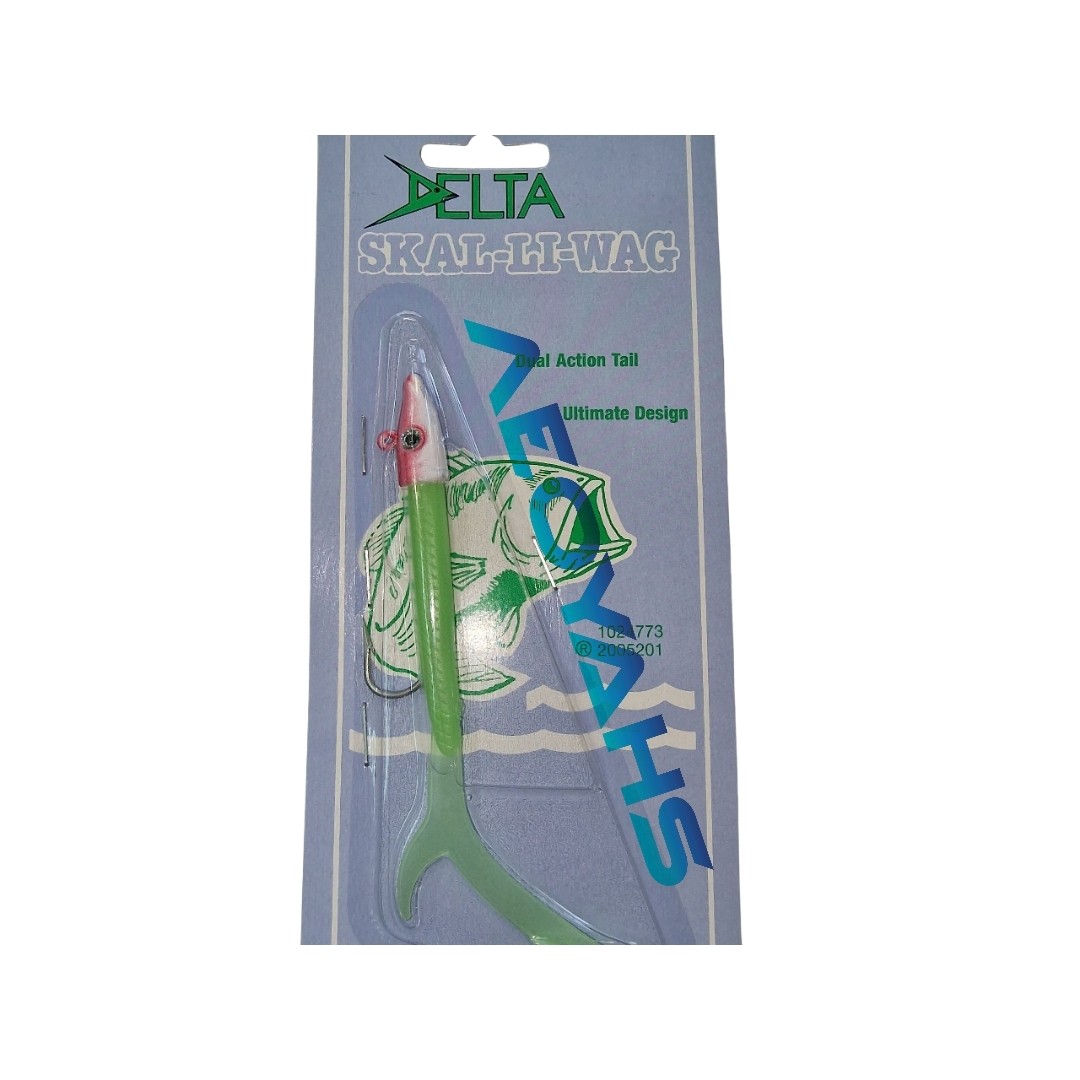 Χελάκι Delta Με Μολυβοκεφαλή Πράσινο 17cm 28gr