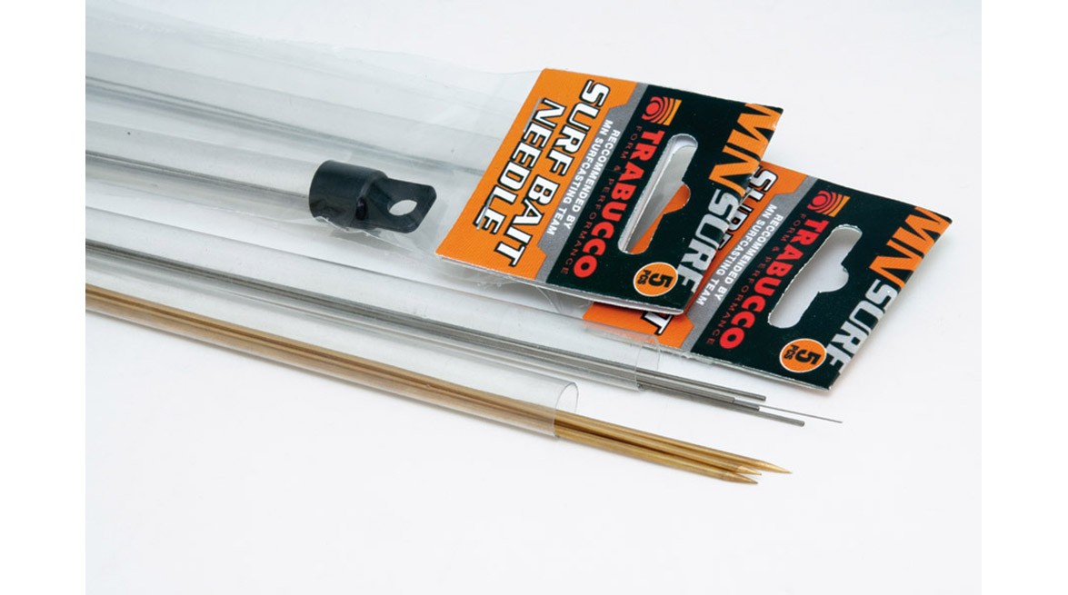 ΒΕΛΟΝΑ ΧΟΝΤΡΗ  TRABUCCO SURF BAITNEEDLE - Brass Needle - 1.4mm-20cm 5ΤΜΧ