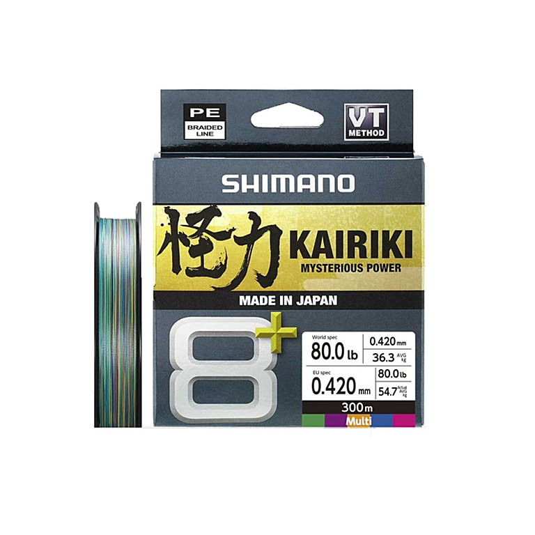 ΝΗΜΑ SHIMANO Kairiki 8+ Multi Color 300m