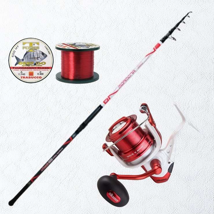 ΣΕΤ Beach Ledgering SURF OCEANIC MORMORA + OKUMA WAVE X