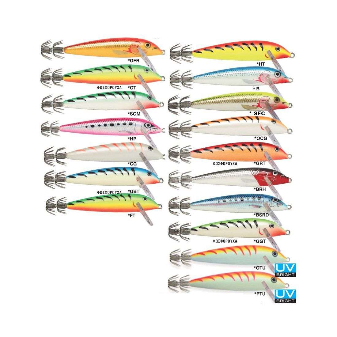 Καλαμαριέρα Συρτής Rapala Countdown