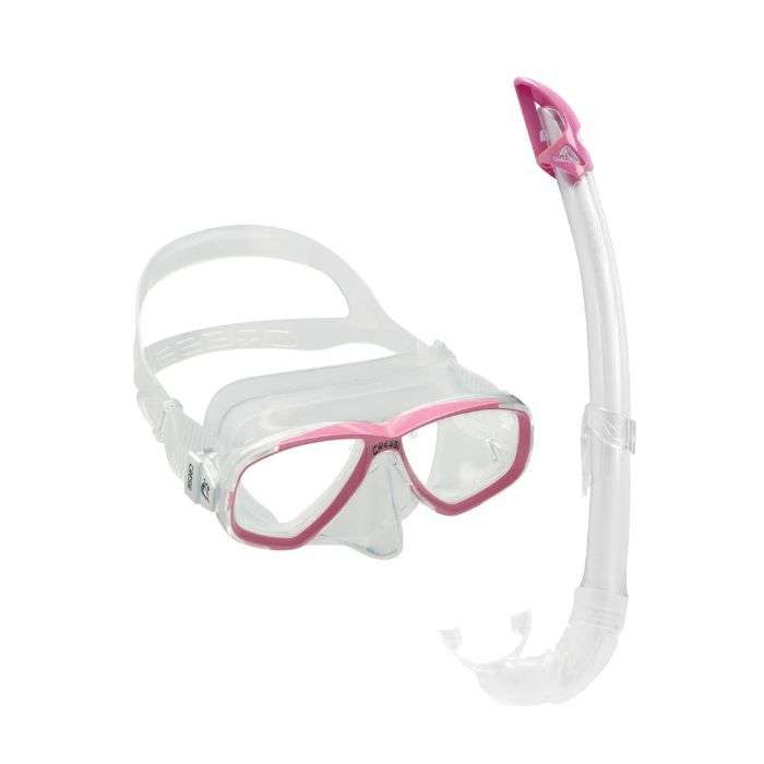 Σετ Cressi Onda Mare + Mexico CLEAR PINK