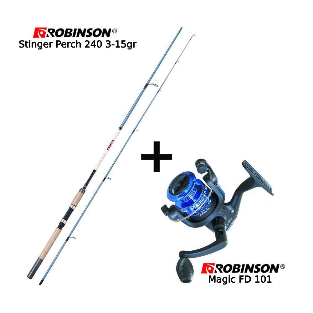 Combo Robinson Stinger Perch 240 3-15gr + Robinson Magic FD 101 HRF2