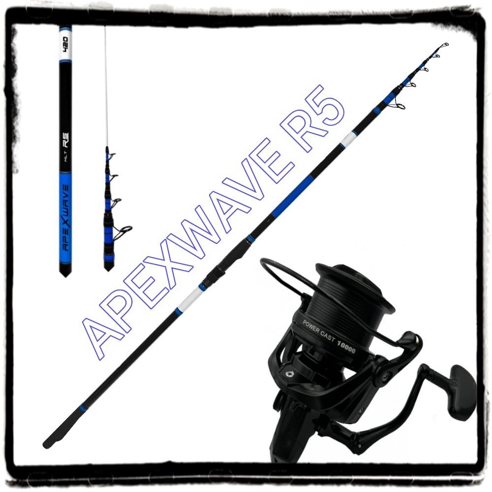 ΣΕΤ SURF CASTING OCEANIC APEXWAVE R5 4.20m + POWERCAST 10.000