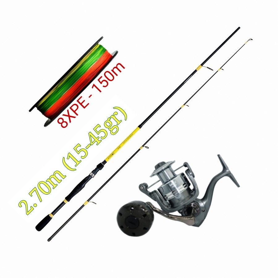 ΣΕΤ SPINNING ROBINSON POWERFLEX 2.70m (14-45gr) + KENDOZO MIZU 4000 + ΝΗΜΑ 8ΚΛΩΝΟ